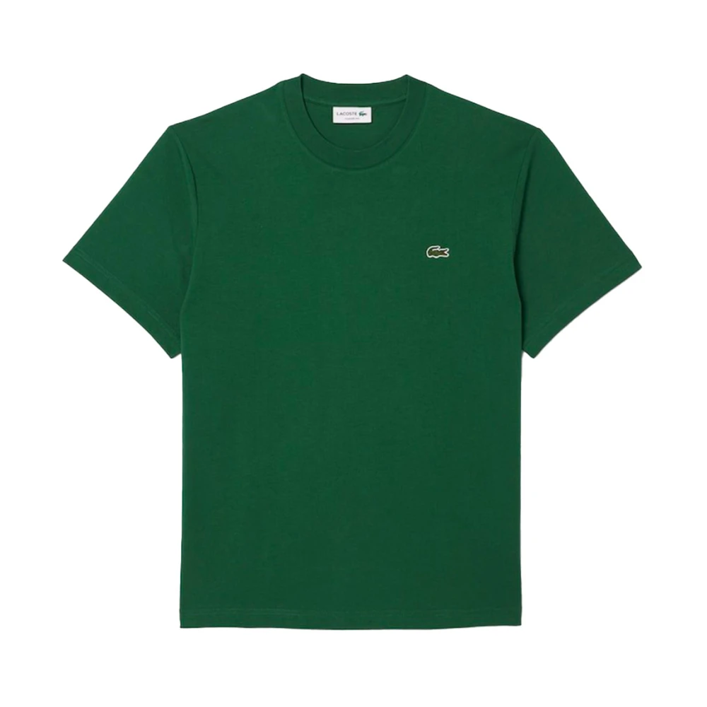 Lacoste Regular Fit Katoenen T-shirt Green Heren