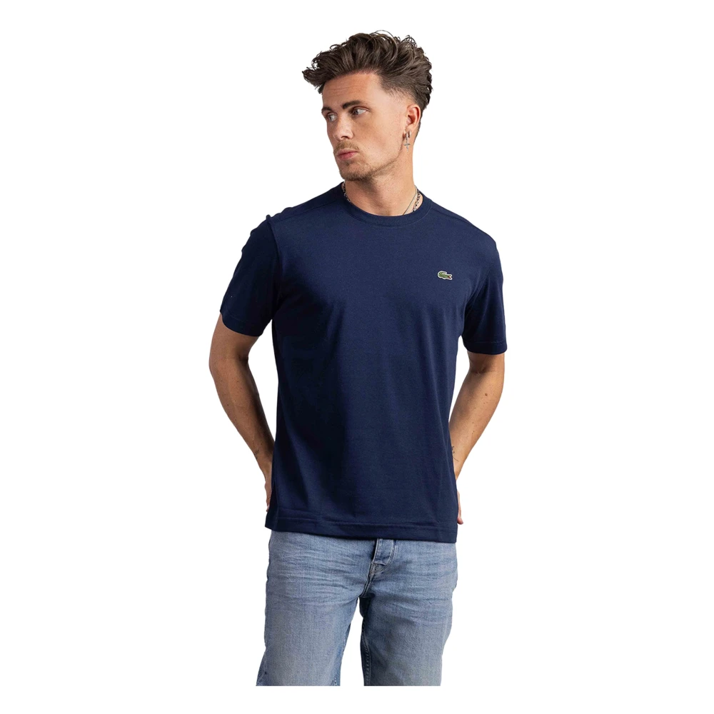 Lacoste Sport Logo T-Shirt Donkerblauw Blue Heren