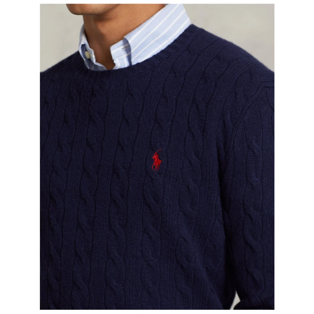Polo Ralph Lauren Round-neck Knitwear Blue Heren