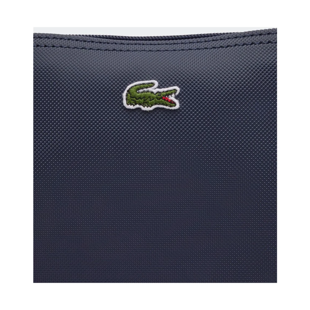 Lacoste Effen kleur tas met geborduurd logo Black Dames