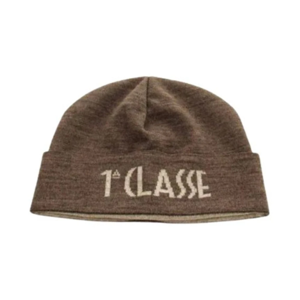 Alviero Martini 1a Classe Grijze Wollen Hoed Herfst Winter Collectie Gray Dames