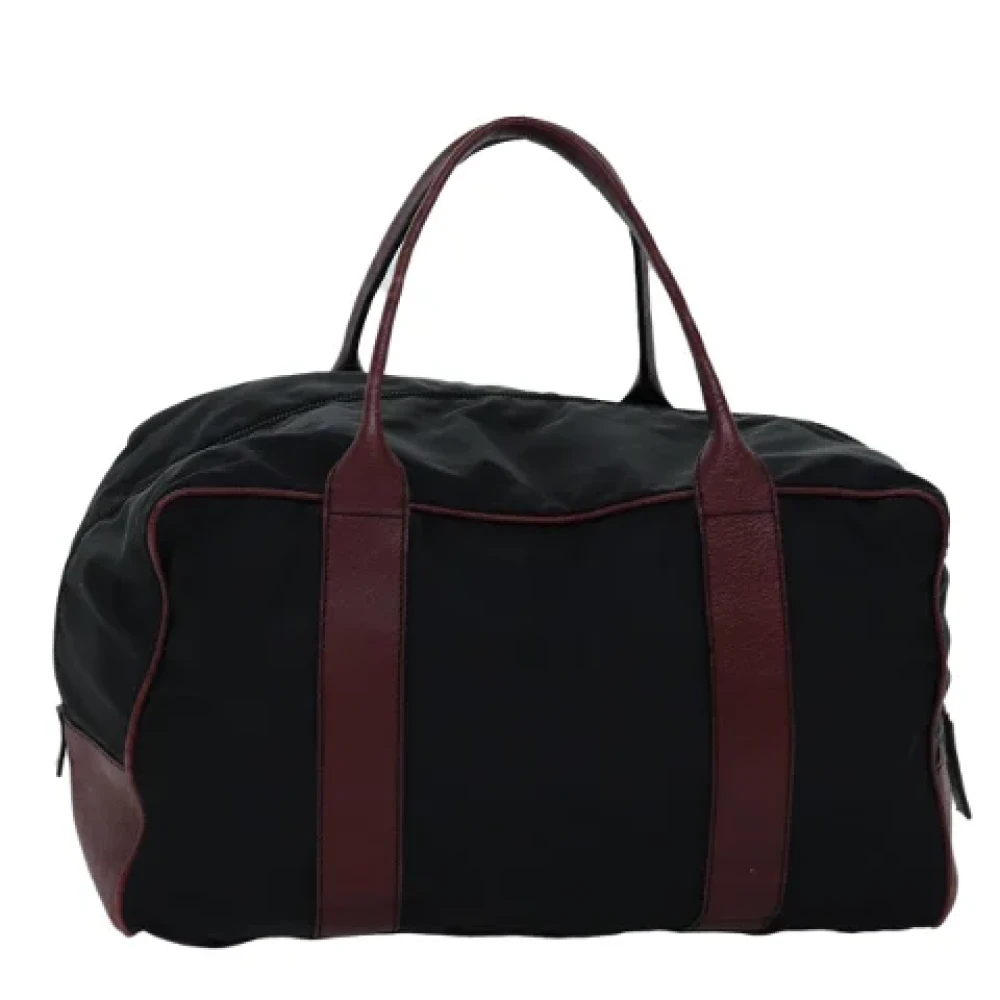 Prada Vintage Pre-owned Nylon travel-bags Black Dames