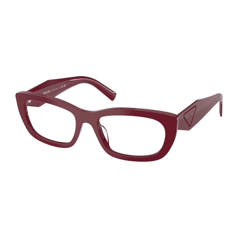 Prada Women's Red Glasses, 52 Mm, D09v Eyeglasses