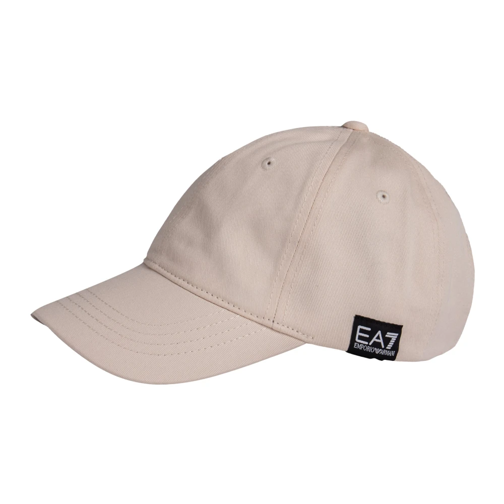 Emporio Armani Ea7 Unisex Beige Baseballpet