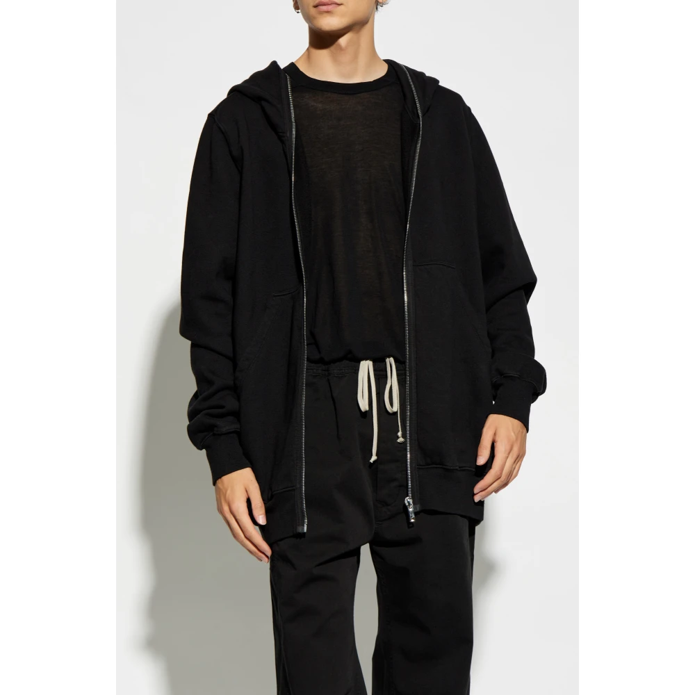 Rick Owens Sweatshirt Jumbo Gimb Black Heren