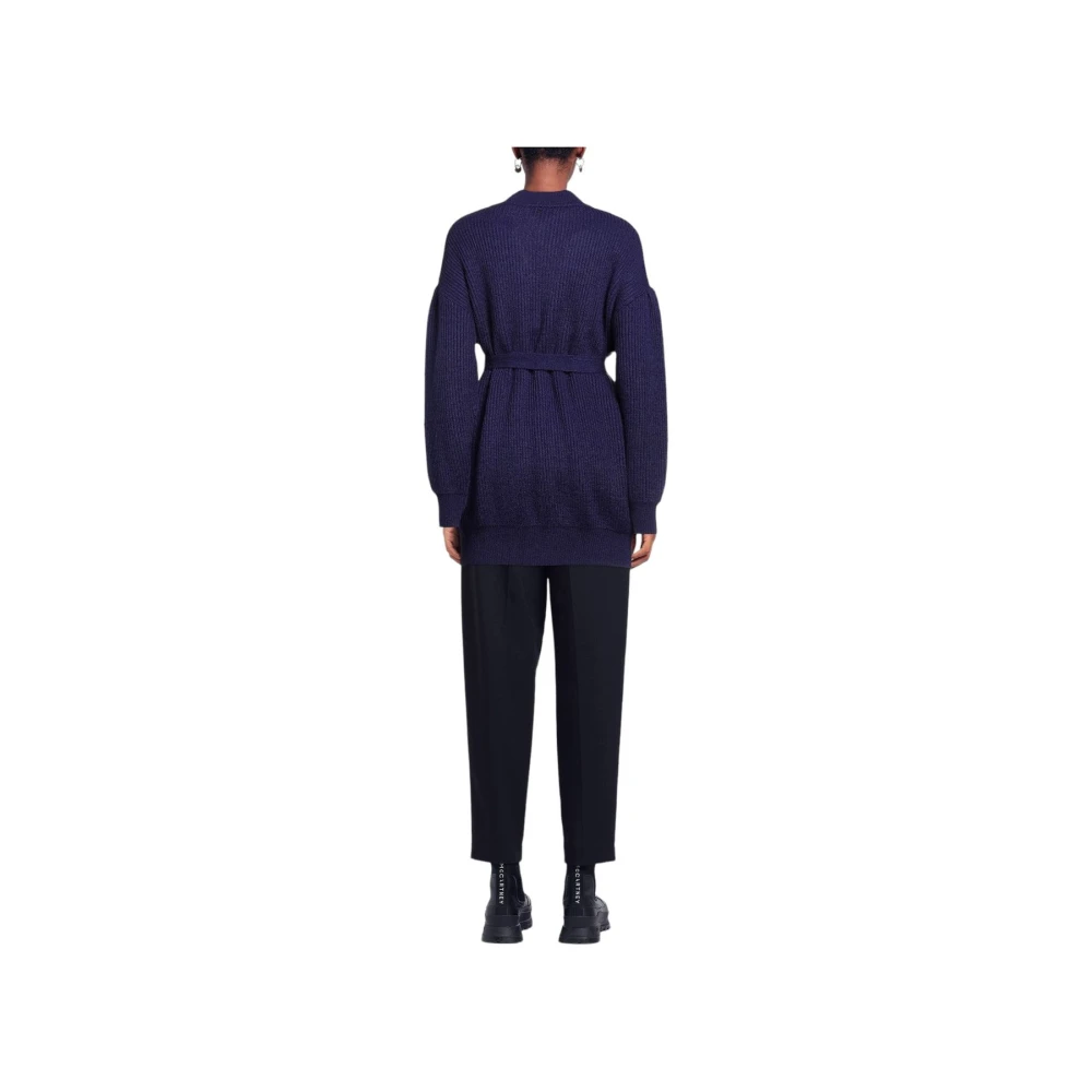 Kocca Stijlvolle Cardigan voor Vrouwen Purple Dames