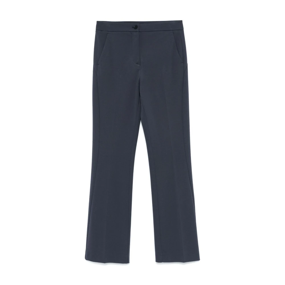 Pinko Stijlvolle Viscose Blend Broek Blue Dames