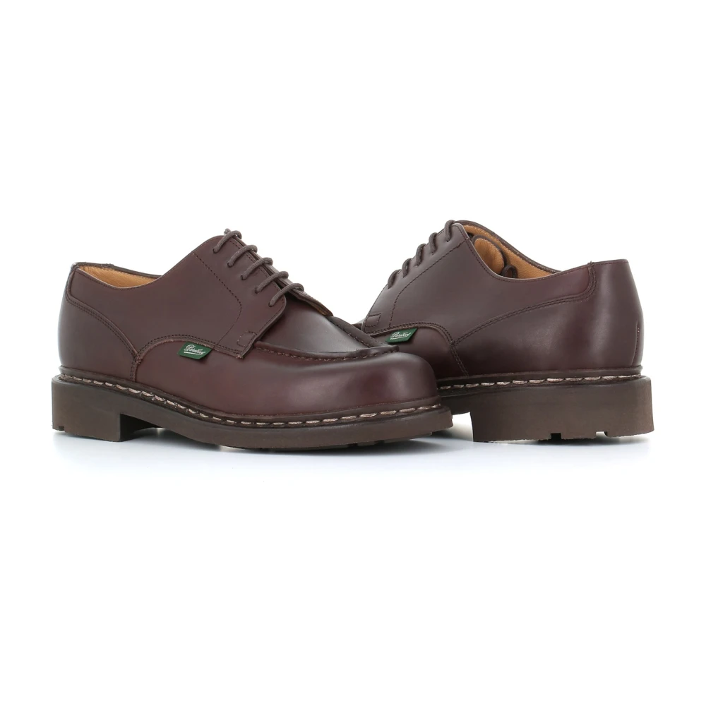 Paraboot Bruine platte schoenen met Noorse constructie Brown Heren