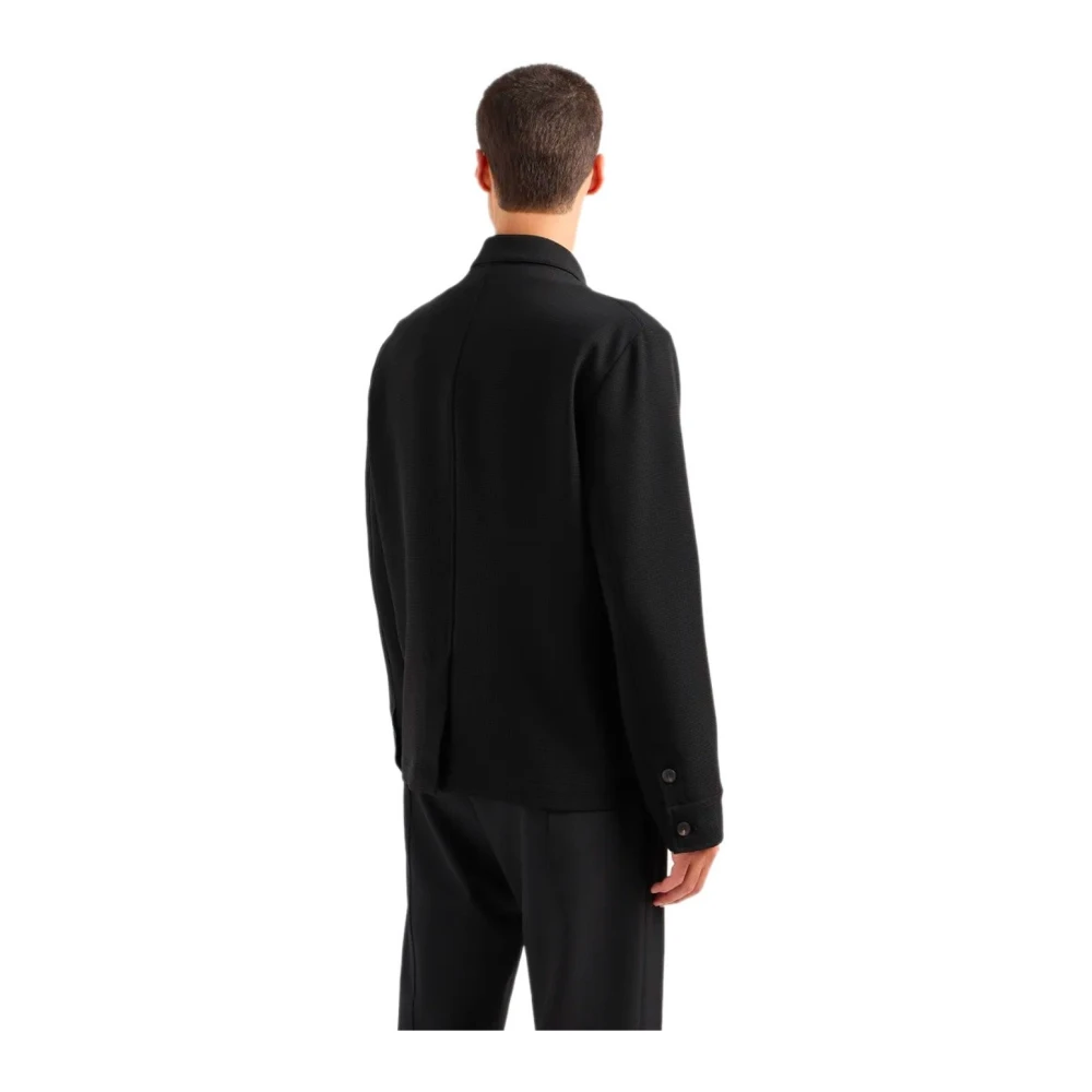 Emporio Armani Light Jackets Black Heren