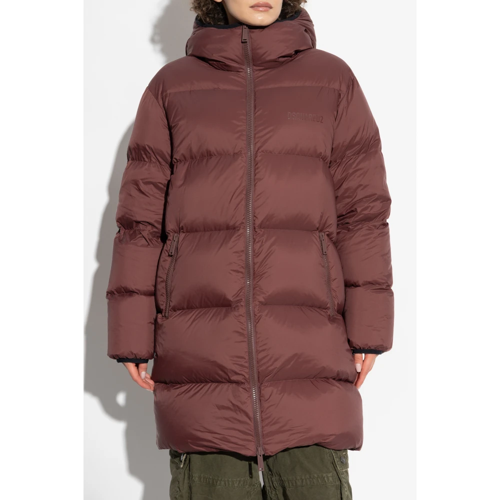 Dsquared2 Jas met logo Red Dames