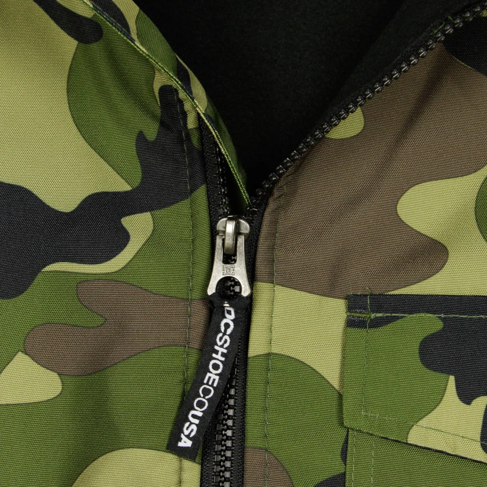 DC Shoes Heren Camo Fleece Jas Multicolor Heren