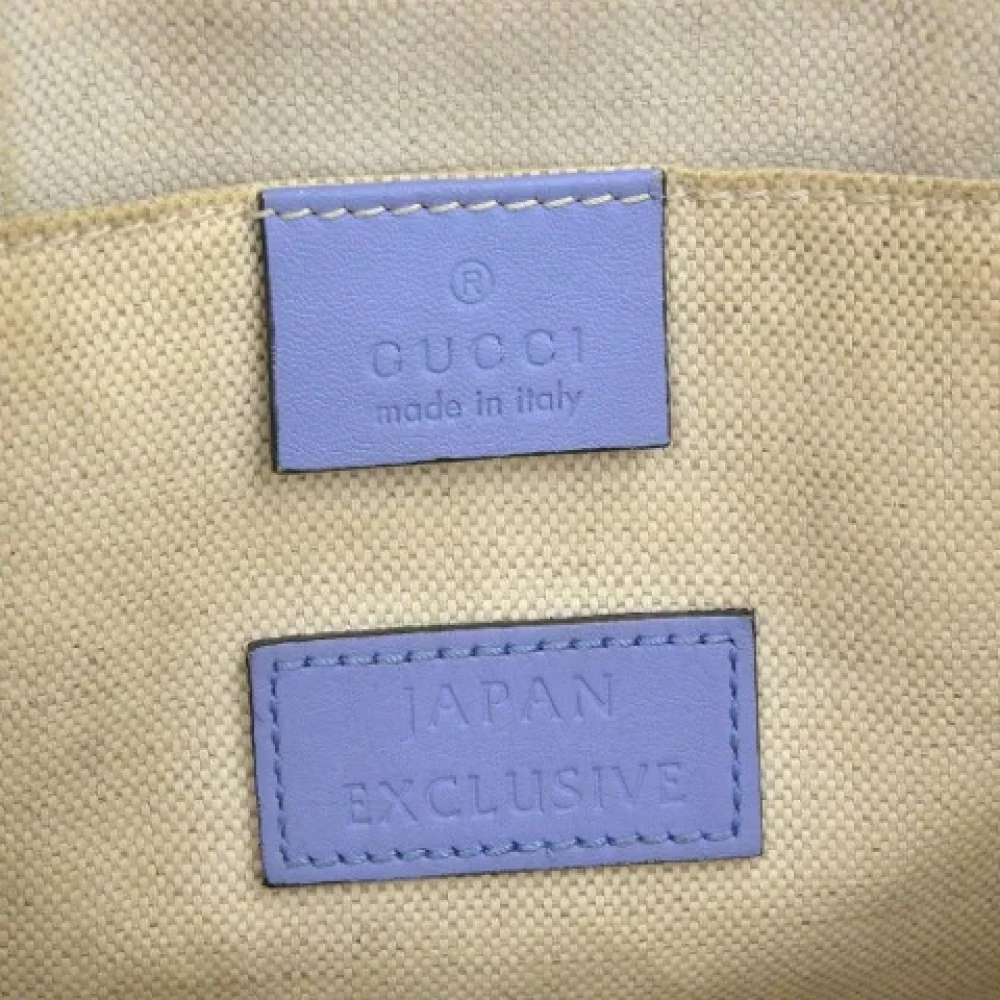 Gucci Vintage Pre-owned Fabric gucci-bags Blue Dames