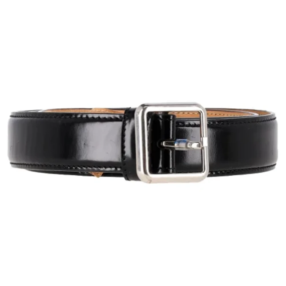 Balenciaga Vintage Pre-owned Leather belts Black Dames