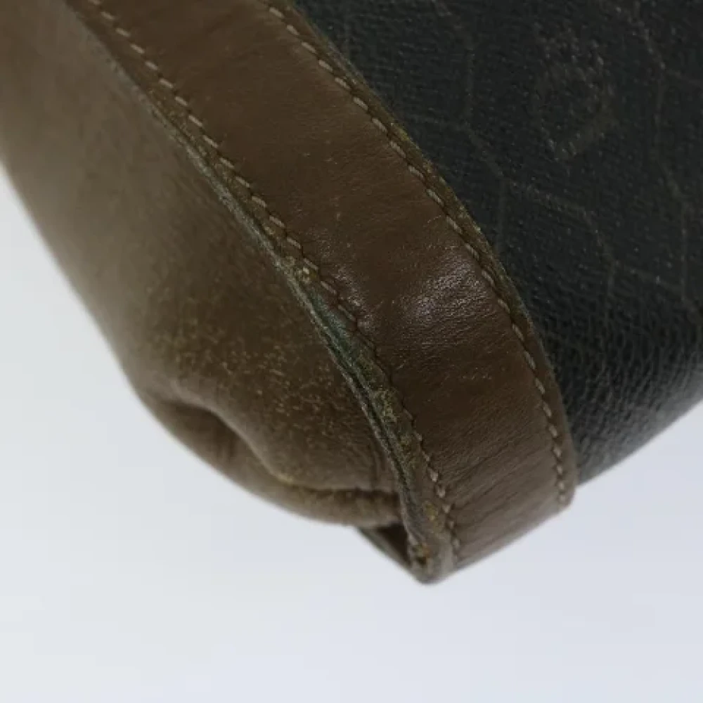 Dior Vintage Pre-owned Leather clutches Black Dames