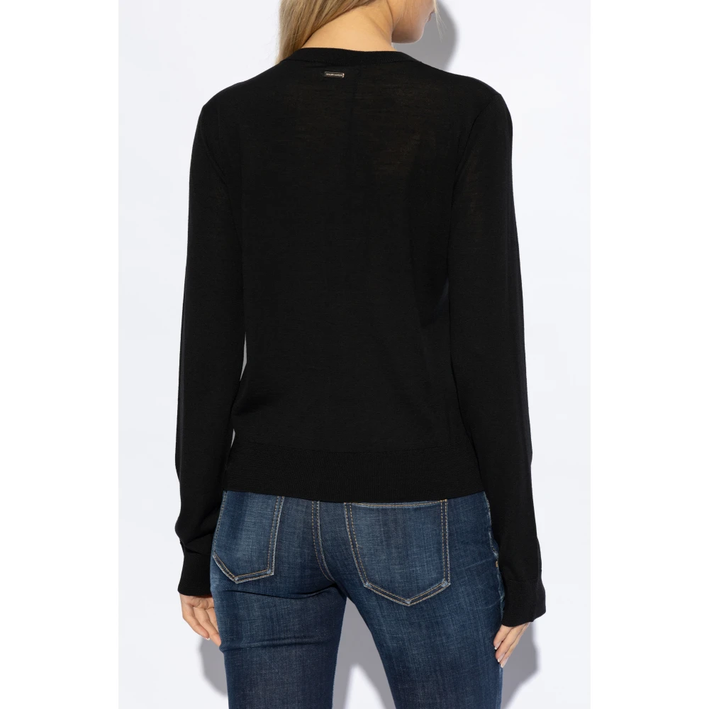 Dsquared2 Wollen Vest Black Dames