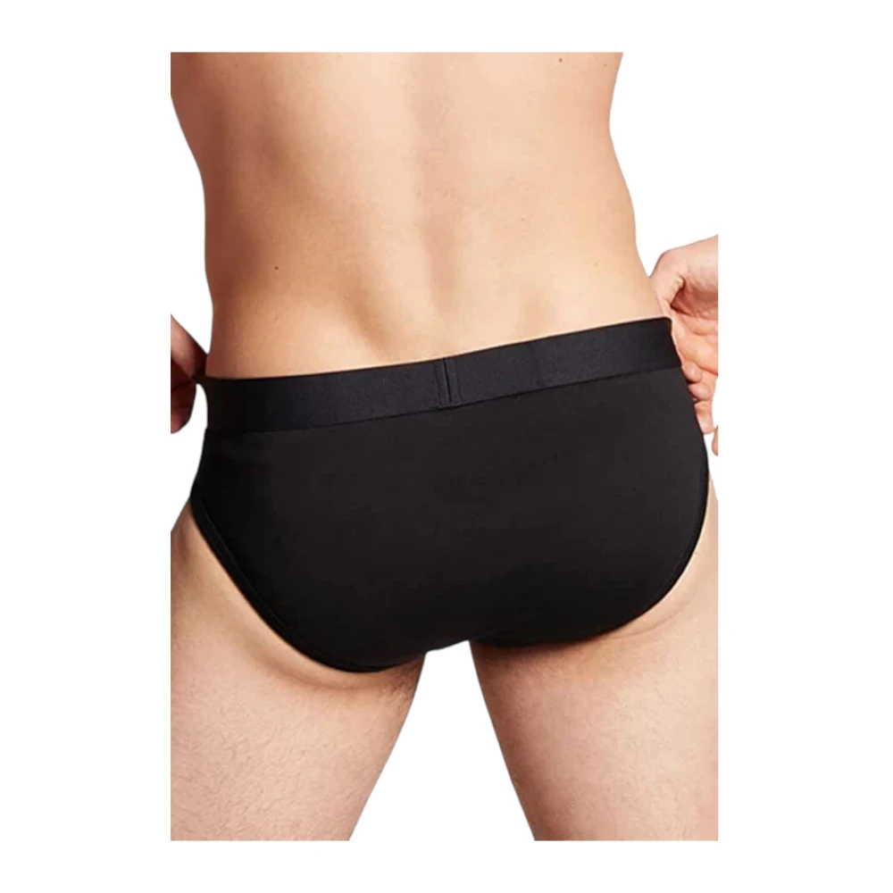 Dsquared2 Heren Katoenen Slip Stijlvol Ontwerp Black Heren