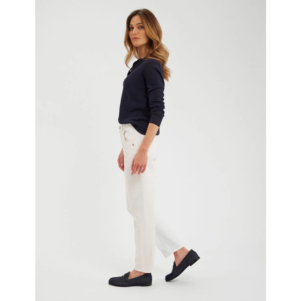Ines De La Fressange Paris Luna witte jeans x Notify White Dames