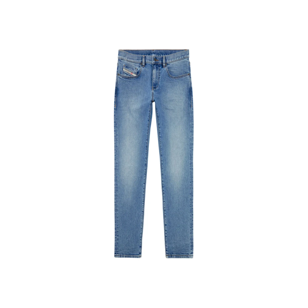 Diesel Slim Denim Jeans voor Mannen Blue Heren