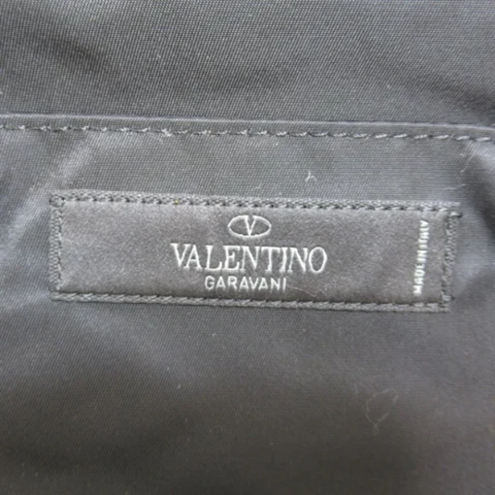 Valentino Vintage Pre-owned Nylon handbags Black Dames