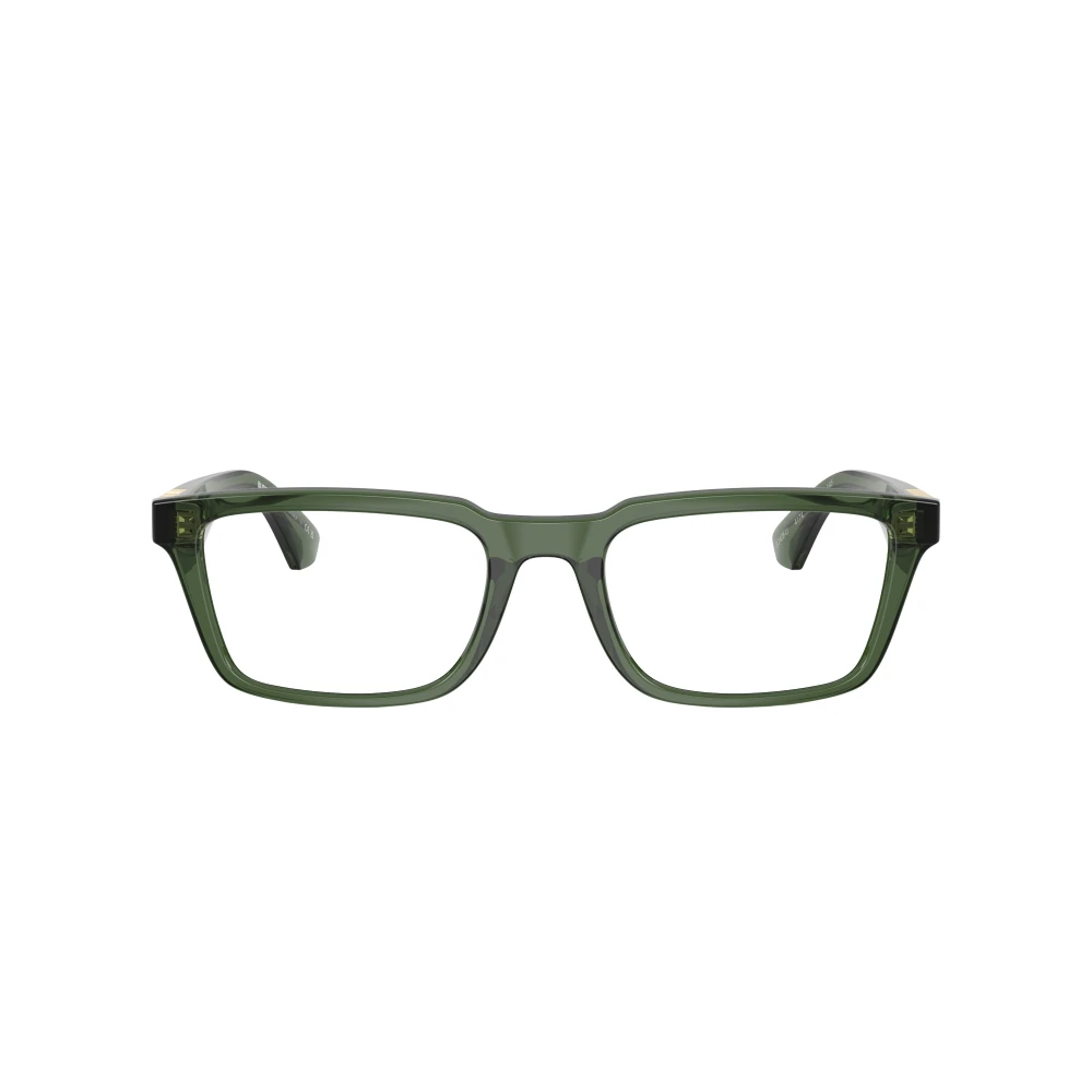 Burberry Men's Green Rectangle Plastic Eyeglasses Online - Full Rim - Be2428u - Image 4