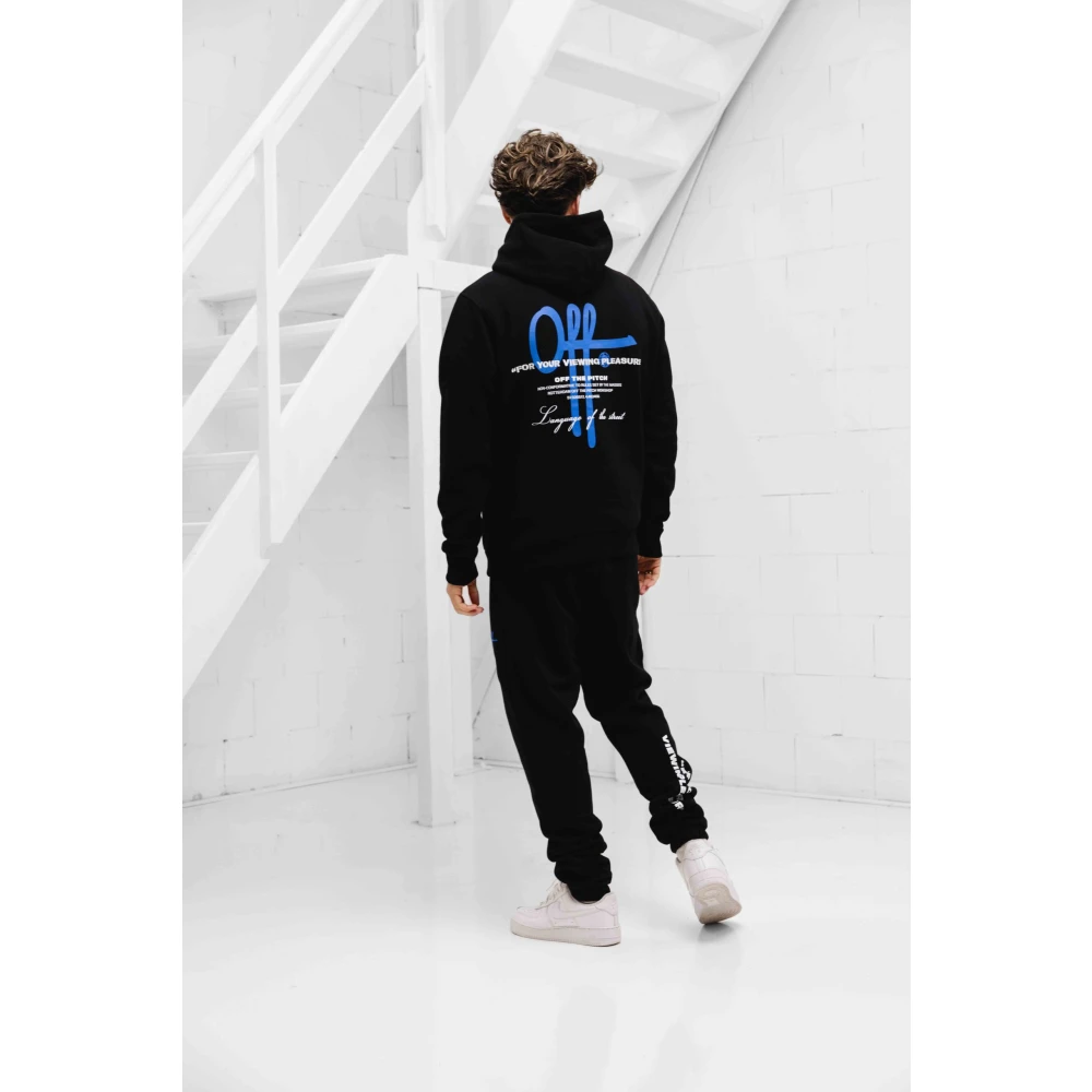 Off The Pitch Neo Heren Trainingspak Zwart Blauw Blue Heren