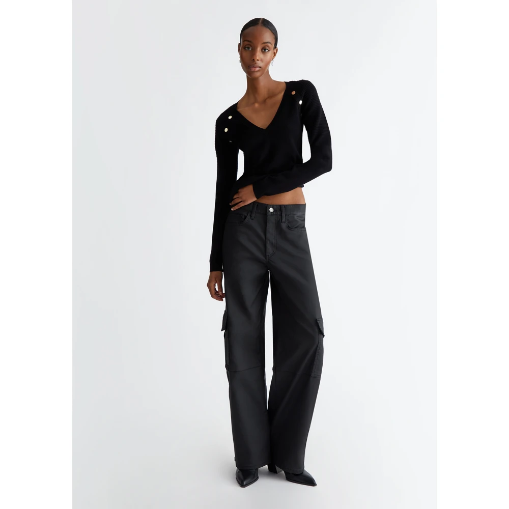 Liu Jo Geknoopte Shirt Black Dames