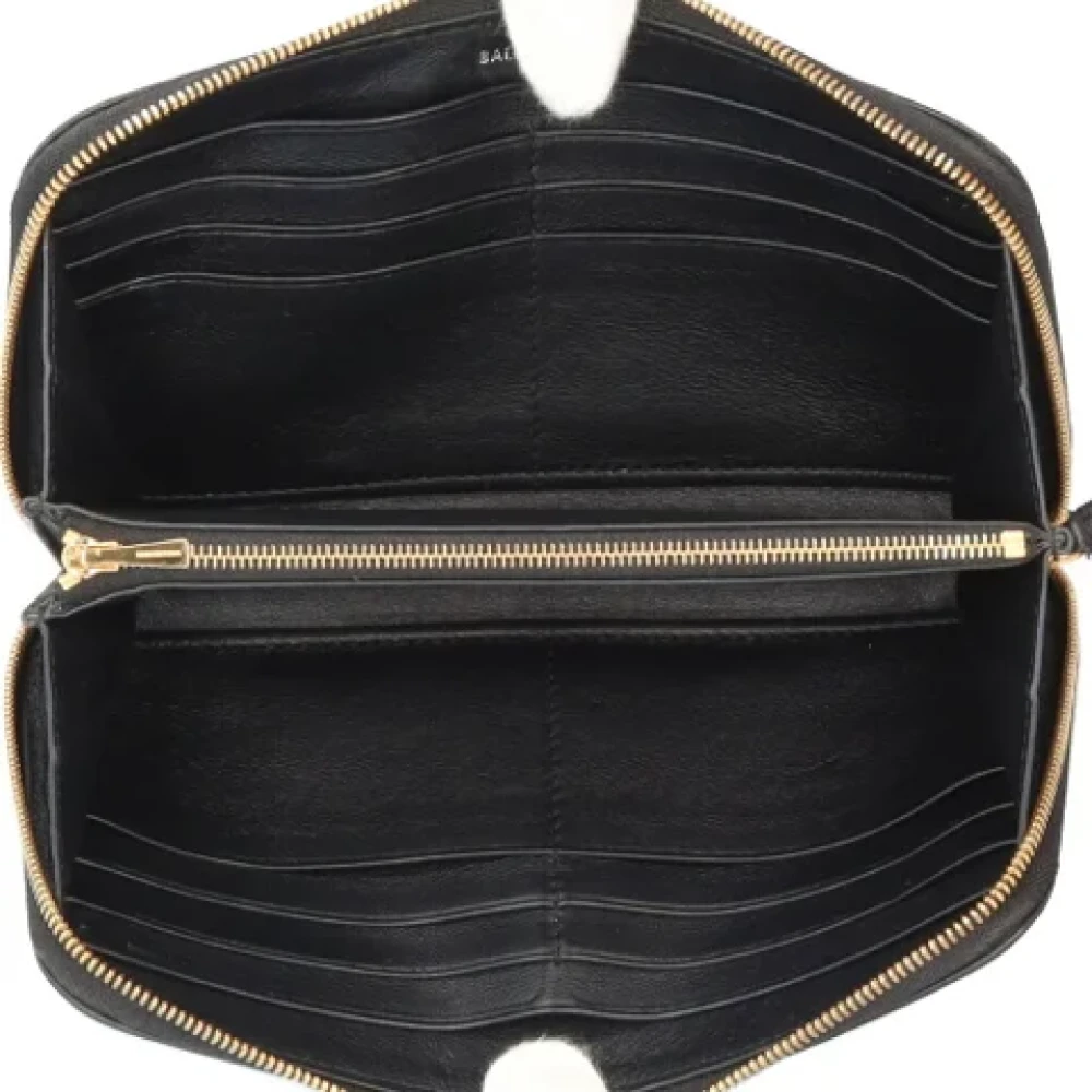 Balenciaga Vintage Pre-owned Leather wallets Black Dames