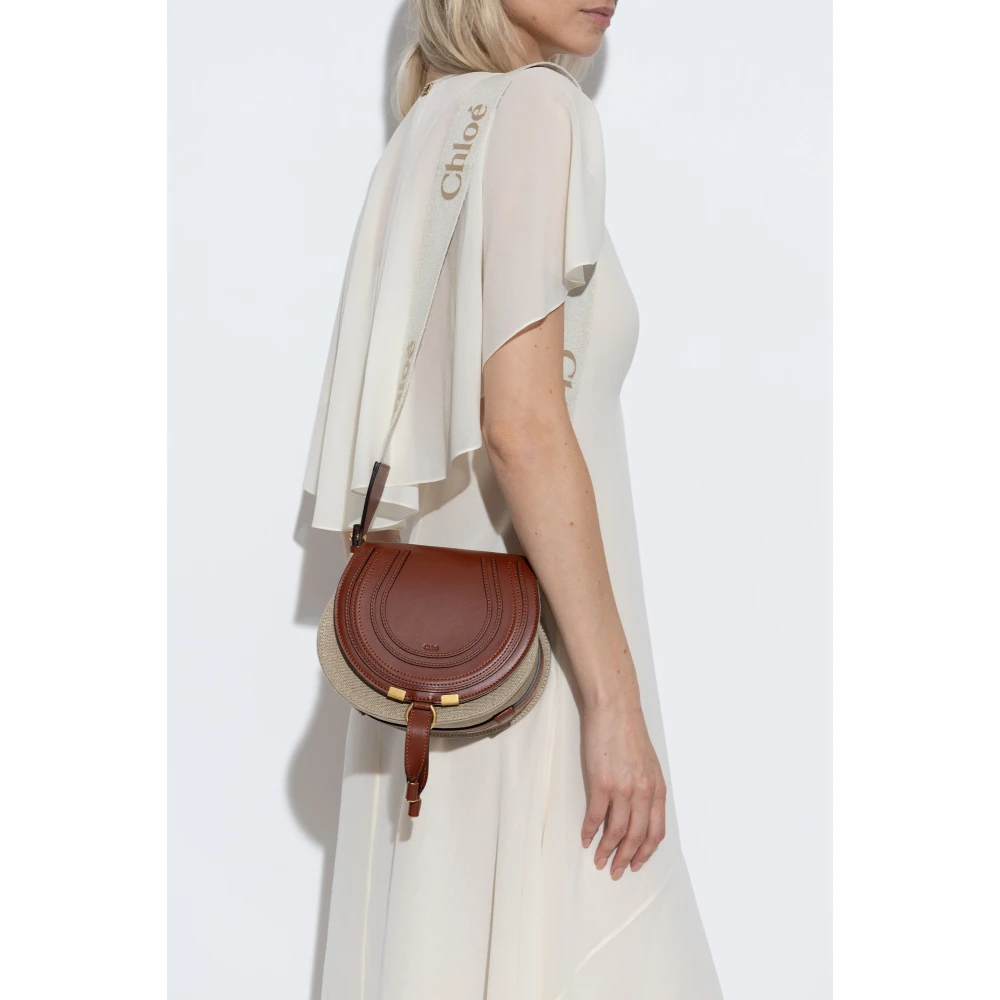 Chloé Marcie Small schoudertas Brown Dames