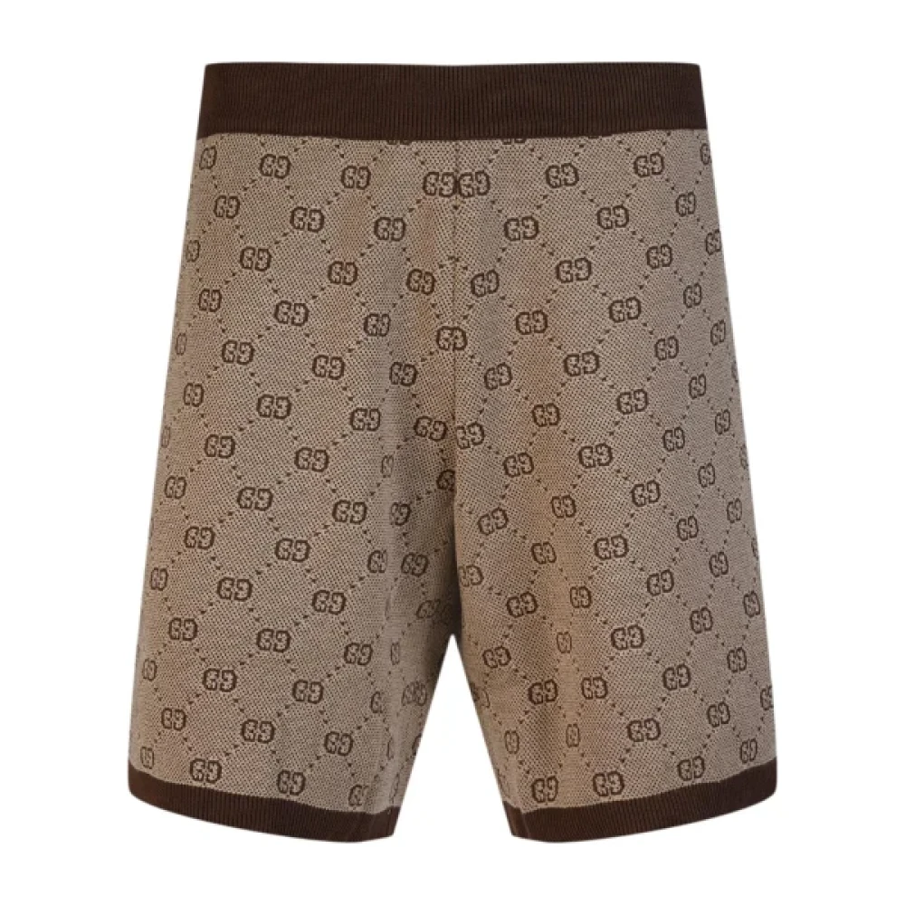Gucci Vintage Pre-owned Fabric bottoms Brown Dames