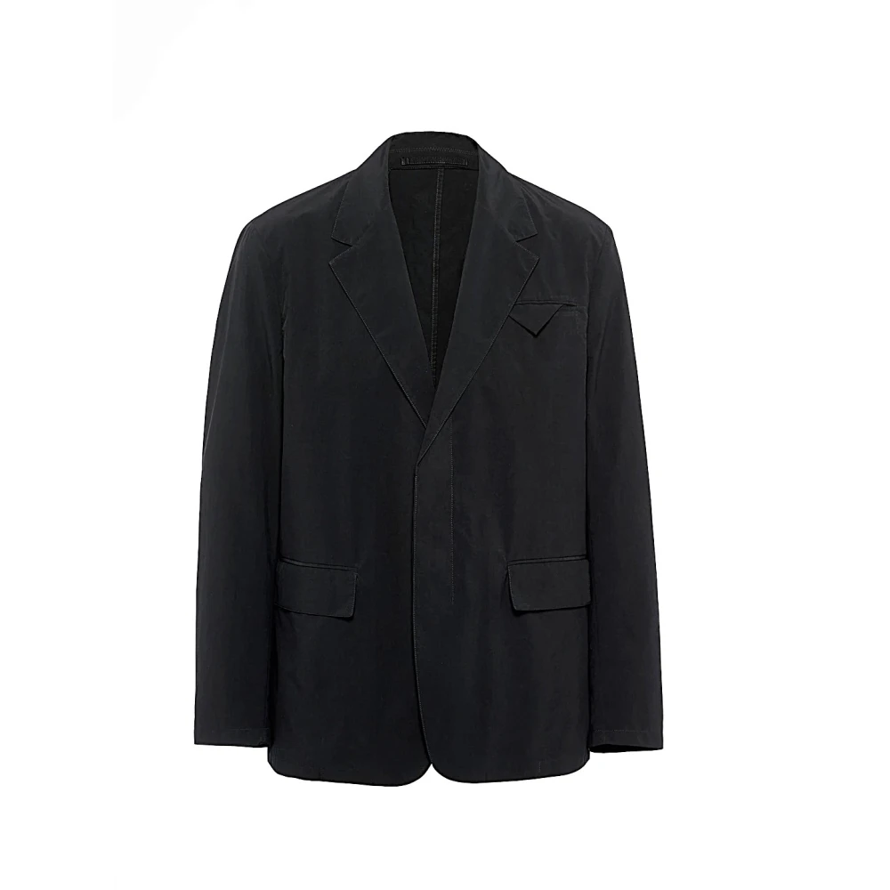 Prada Stijlvolle Jas voor Mannen Black Dames