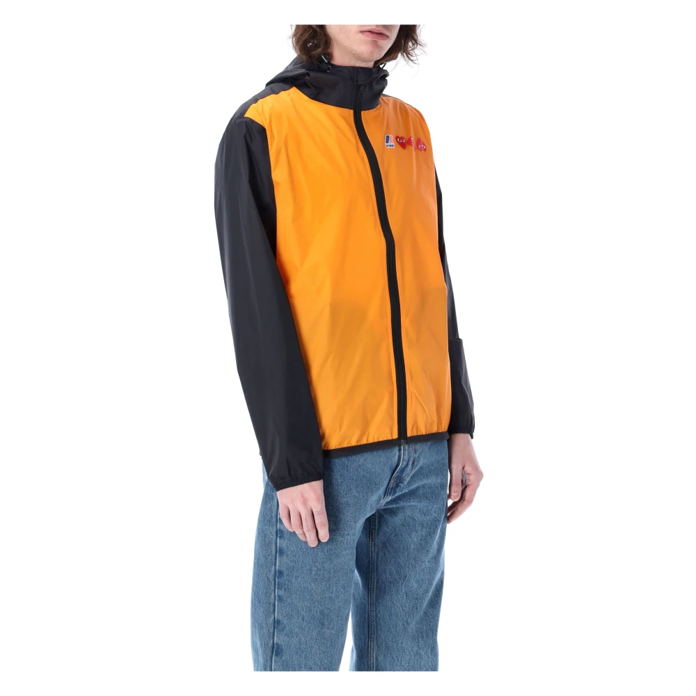 Comme des Garçons Bicolor waterdichte ritsjas met capuchon Multicolor Dames