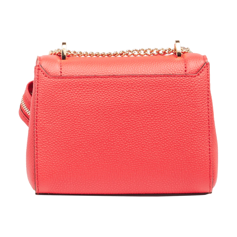 Lancel Rode Ninon Flap Crossbody Tas Red Dames