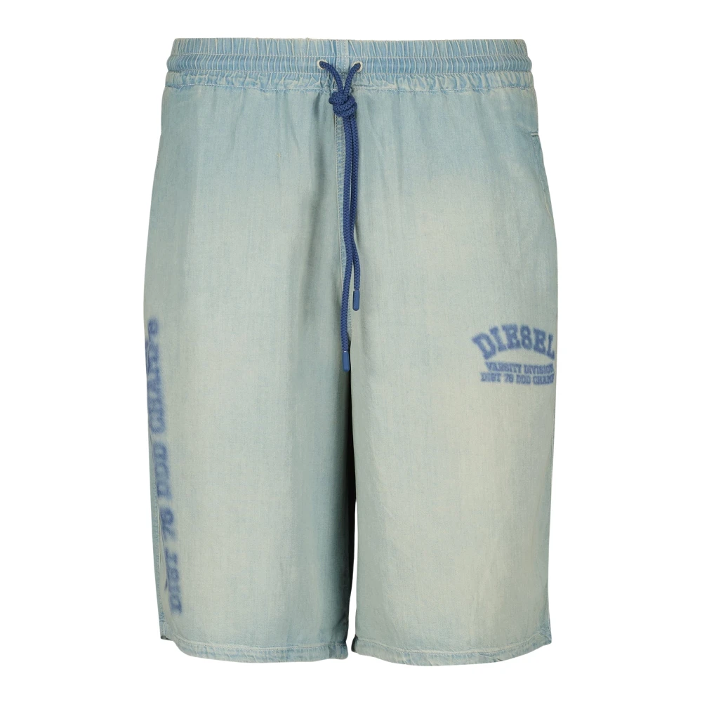 Diesel Uomo Blu Pantaloncini, S, New,