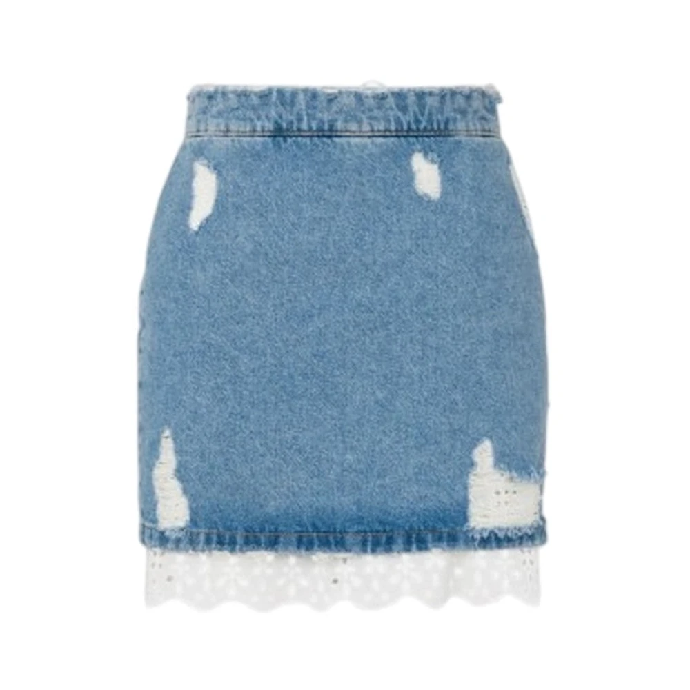 Moschino Women's Blue Denim Skirt - Denim Skirts - W30 - Skirts
