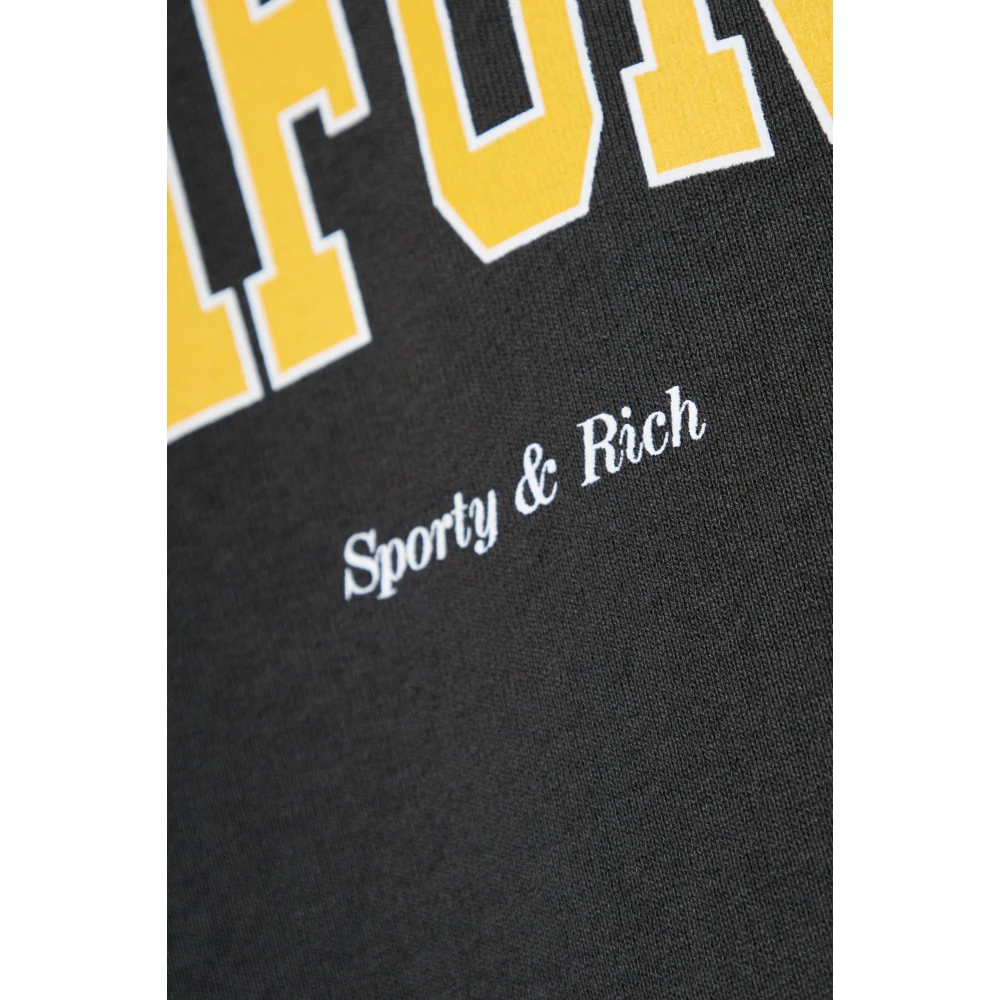 Sporty & Rich Katoenen sweatshirt Gray Unisex