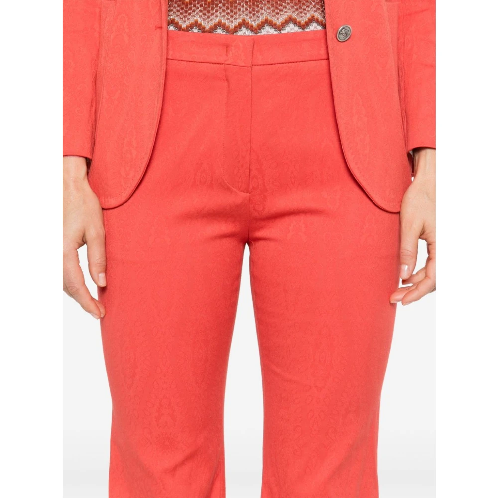 ETRO Oranje Broek voor Vrouwen Orange Dames