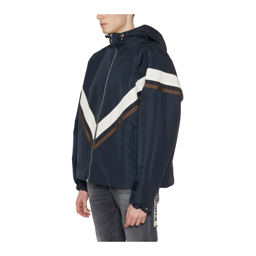 Khrisjoy Capuchon Windjack Blue Heren