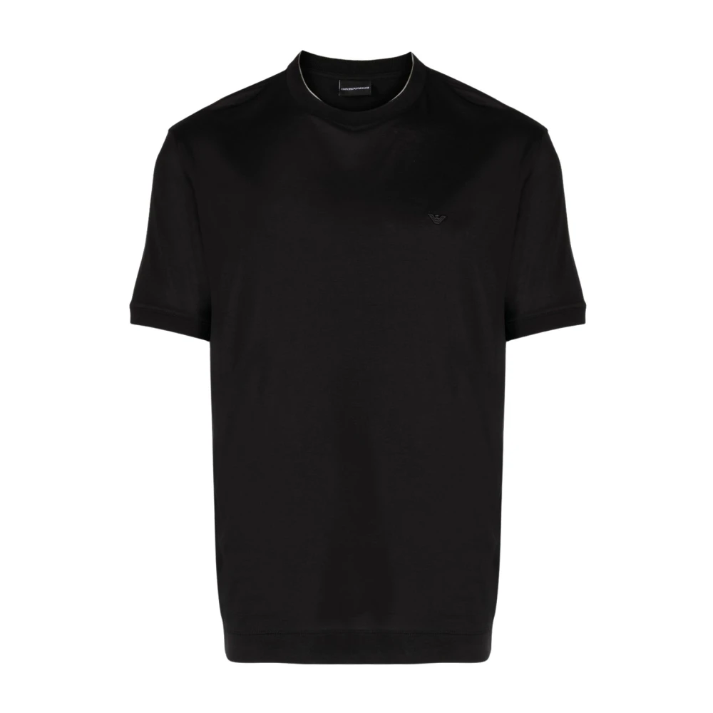 Emporio Armani T-shirts en Polos Blauw Blue Heren