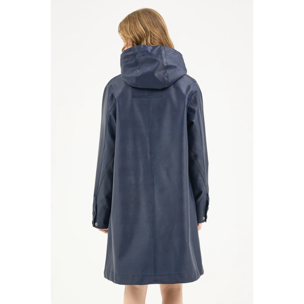 Stutterheim Dames Lee Chore Raincoat Blue Dames