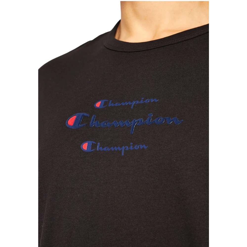 Champion Korte Mouw T-shirt Black Heren