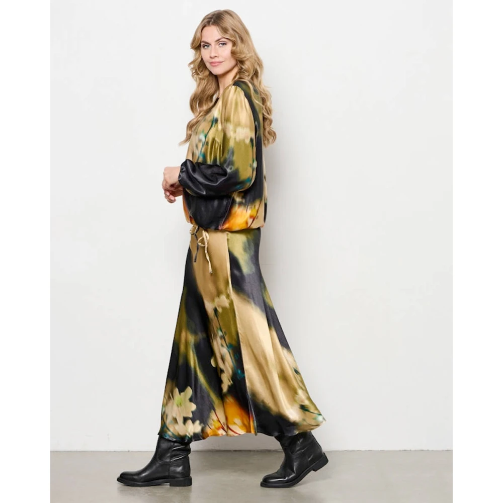 &Co Woman Maxi-rok met bloemenprint Multicolor Dames