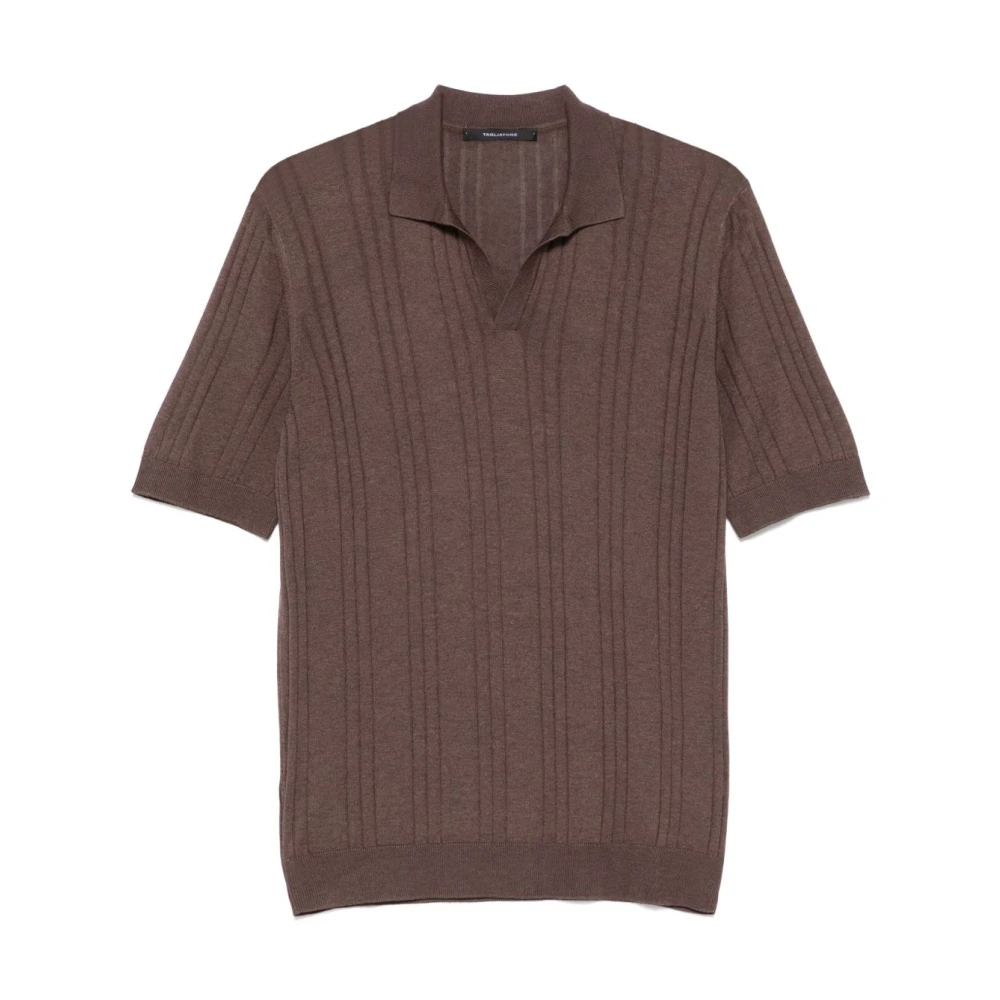 Tagliatore T-shirts en Polos Bruin Brown Heren