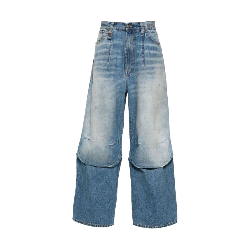 R13 Jeans met vervaagd effect Blue Heren