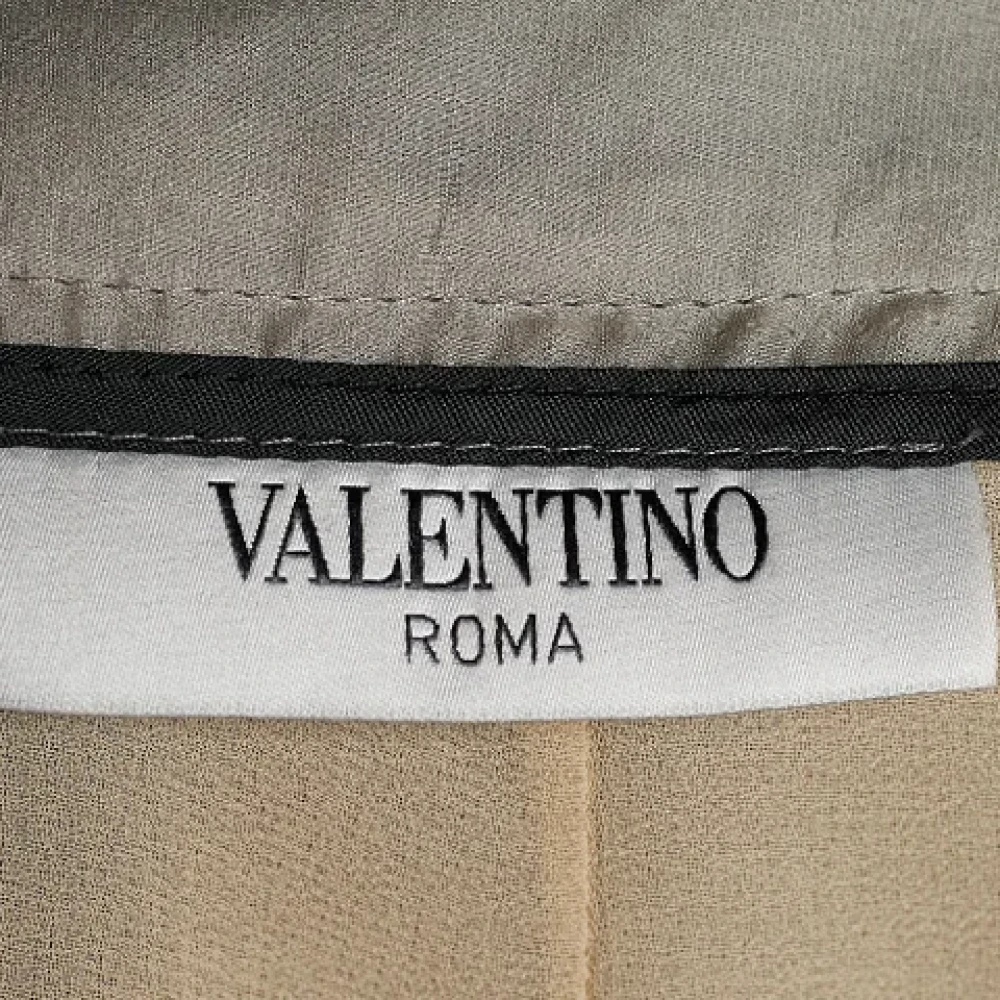 Valentino Vintage Pre-owned Silk bottoms Gray Dames
