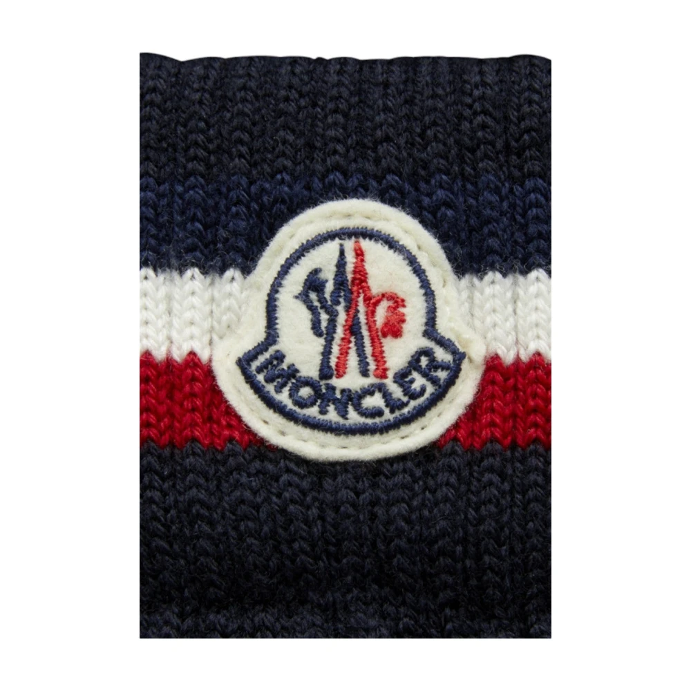 Moncler Tricolour Wolhandschoenen Nachtblauw Blue Heren