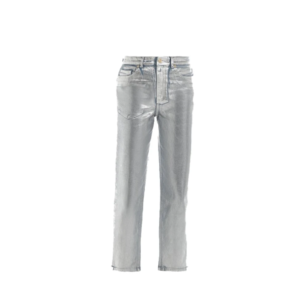 Just Cavalli Women's Gray Straight Jeans - Cropped Jeans - W26 - Jeans