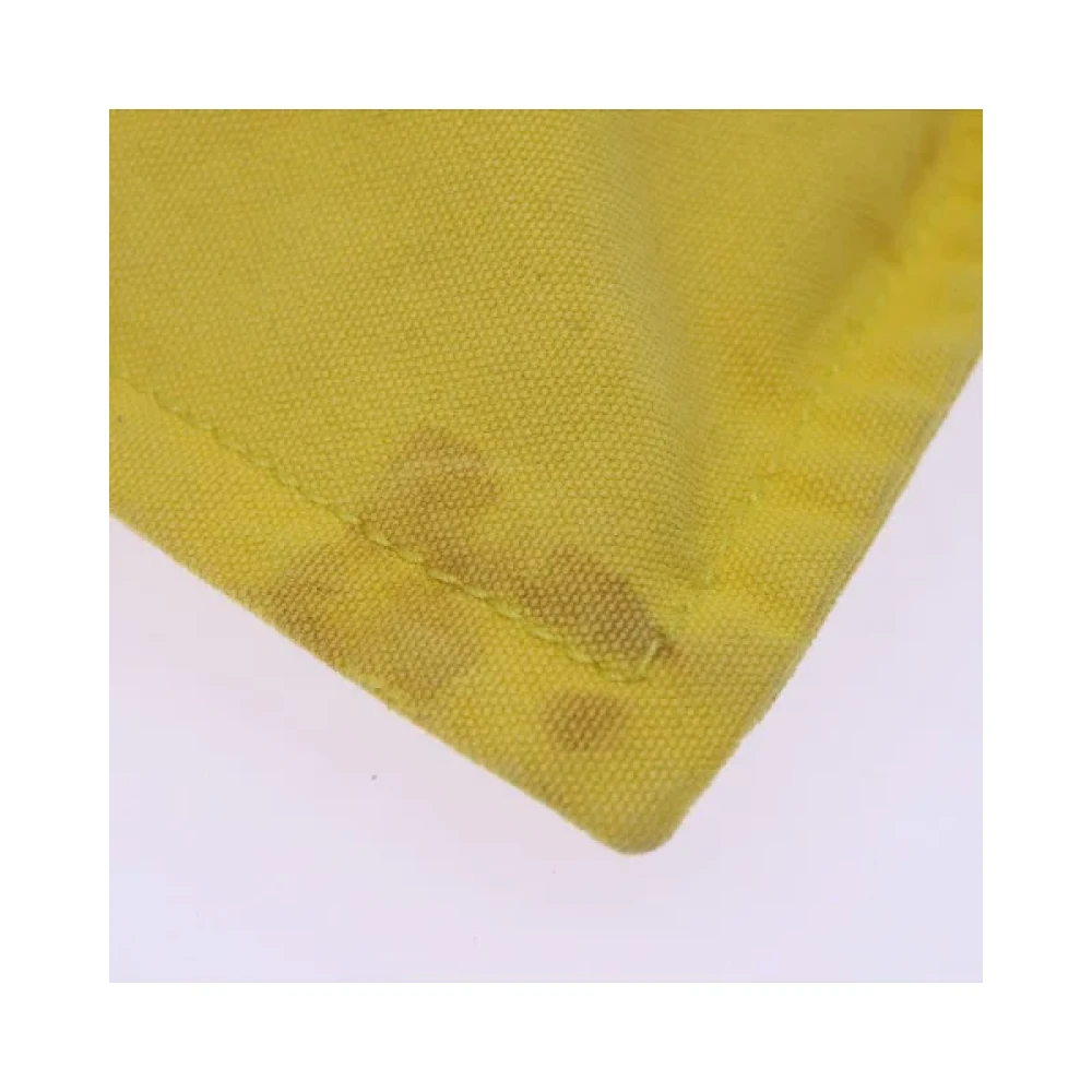 Hermès Vintage Pre-owned Canvas pouches Yellow Dames