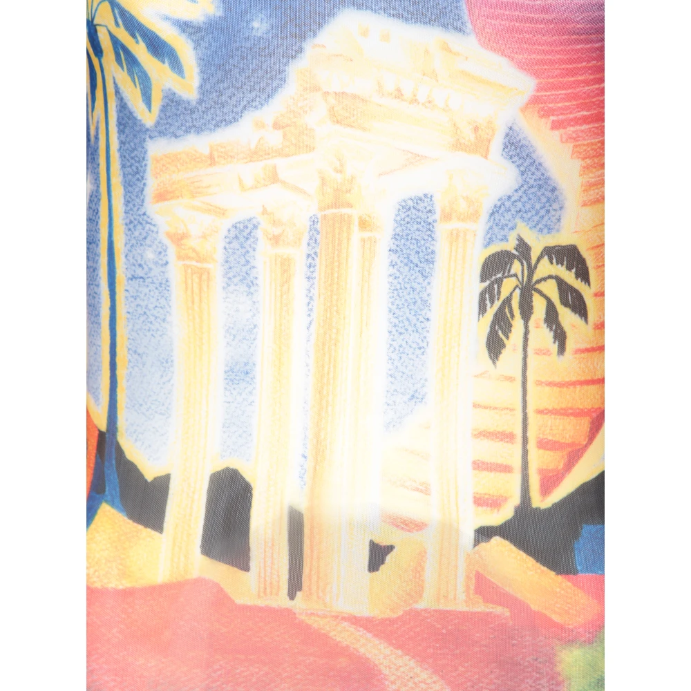 Casablanca Surreal High Neck Top Multicolor Dames