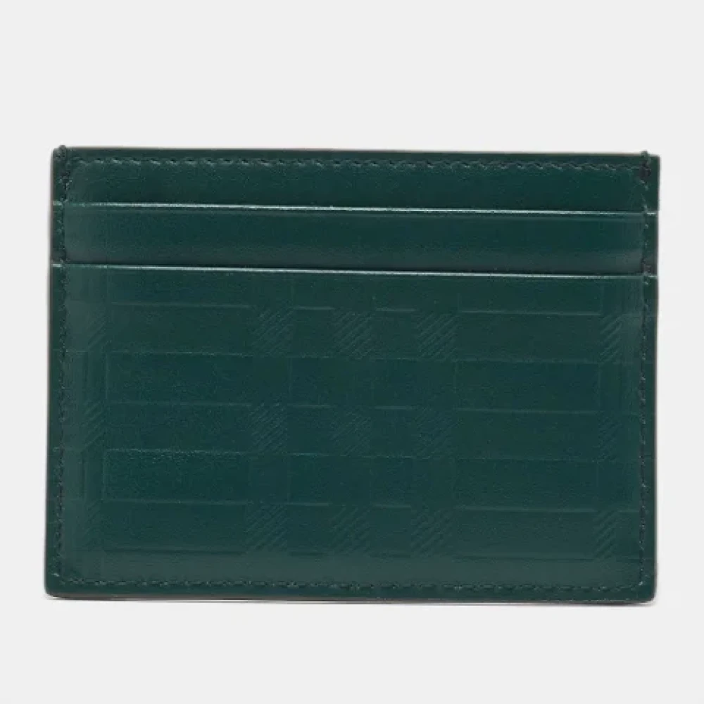 Burberry Vintage Pre-owned Leather wallets Green Heren