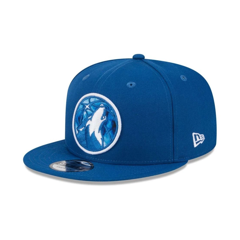 new era NBA ALT Cap Blauw Patched Logo Blue Heren